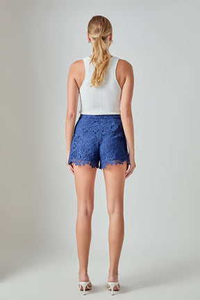 ENDLESS ROSE - Lace Shorts - SHORTS available at Objectrare