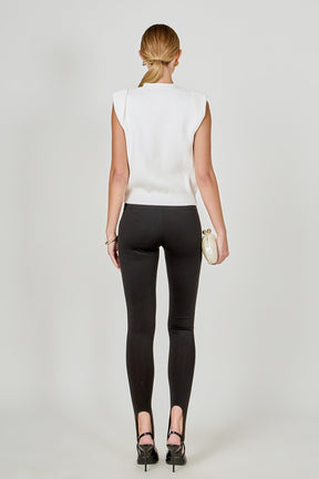 ENDLESS ROSE - Button-Up Sweater Vest - TOPS available at Objectrare