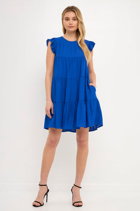 ENGLISH FACTORY - English Factory - Ruffled Tiered Dress - DRESSES available at Objectrare