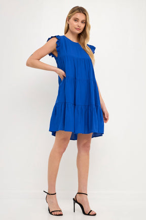 ENGLISH FACTORY - English Factory - Ruffled Tiered Dress - DRESSES available at Objectrare