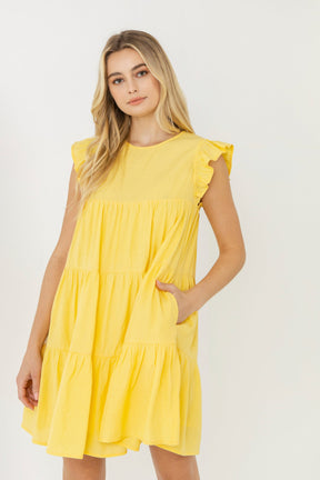 ENGLISH FACTORY - English Factory - Ruffled Tiered Dress - DRESSES available at Objectrare