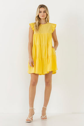 ENGLISH FACTORY - English Factory - Ruffled Tiered Dress - DRESSES available at Objectrare