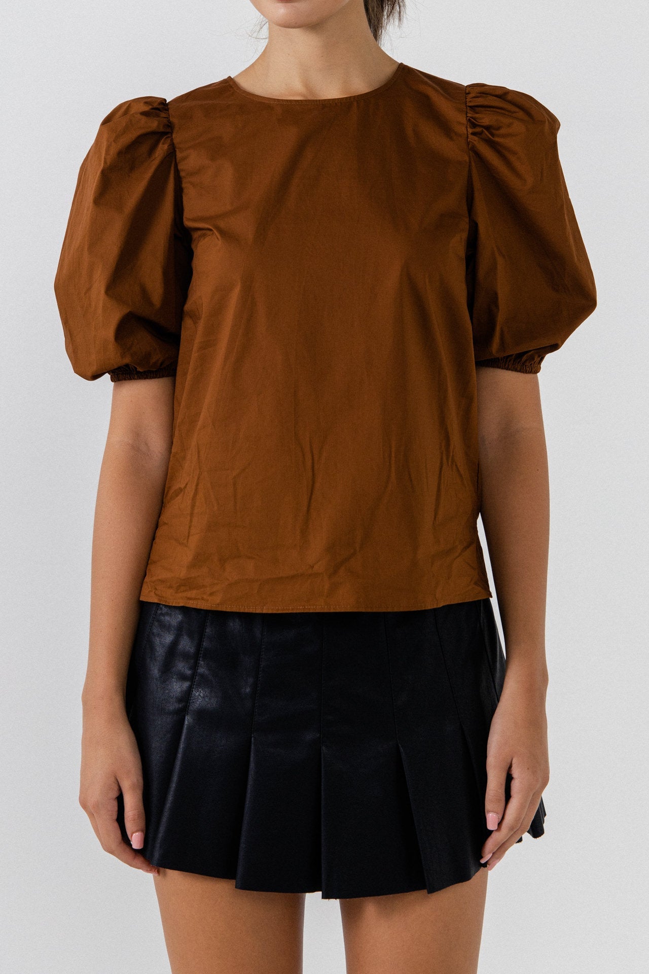 ENGLISH FACTORY - Puff Sleeve Top - TOPS available at Objectrare