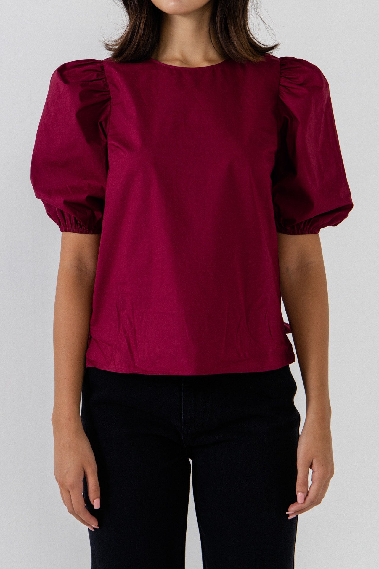 ENGLISH FACTORY - Puff Sleeve Top - TOPS available at Objectrare