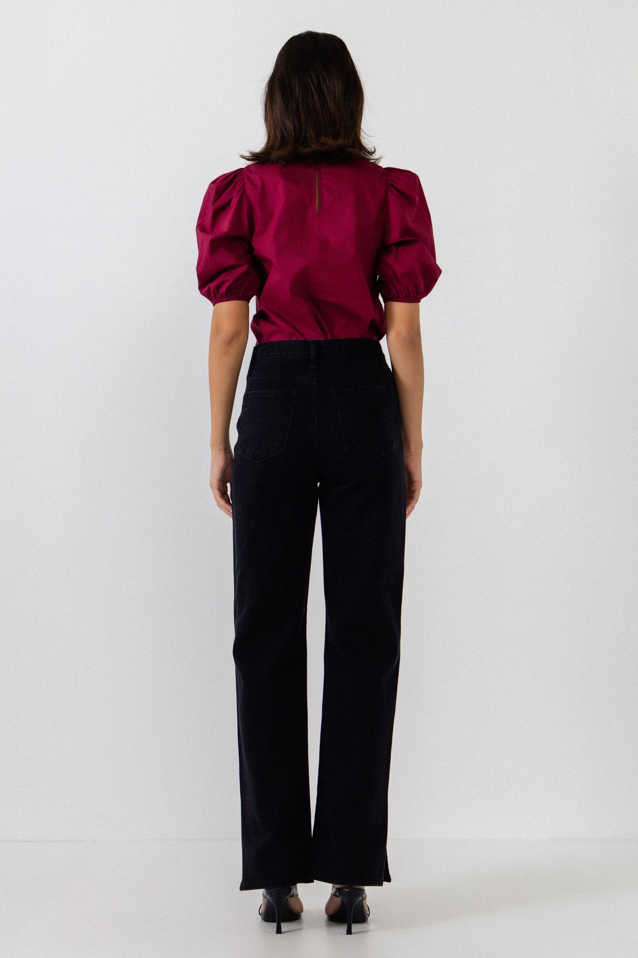 ENGLISH FACTORY - Puff Sleeve Top - TOPS available at Objectrare