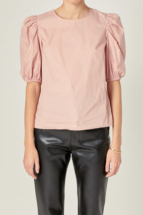 ENGLISH FACTORY - Puff Sleeve Top - TOPS available at Objectrare