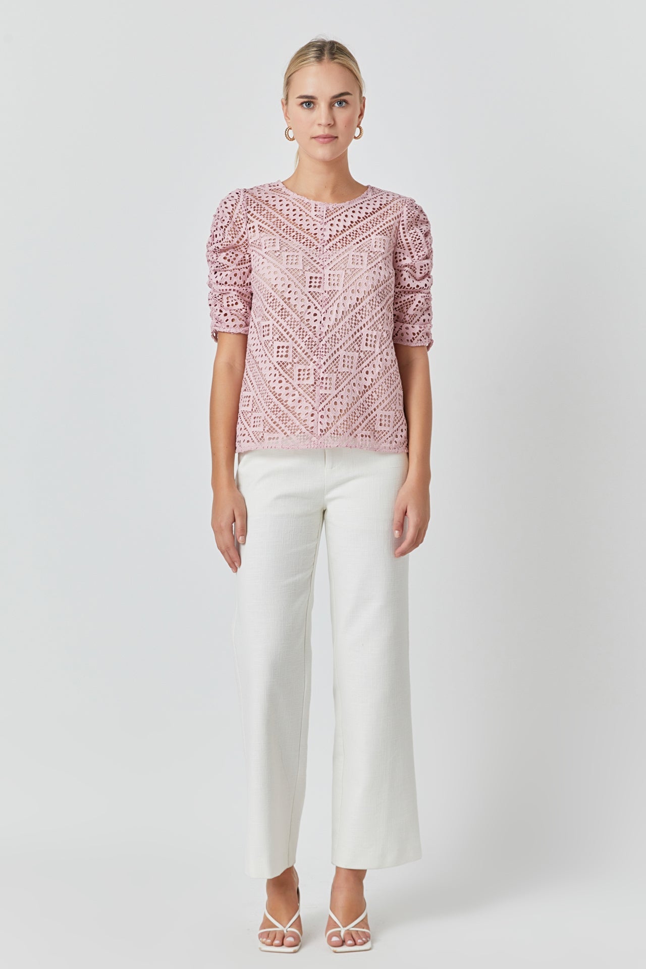 ENDLESS ROSE - Embroidered Lace Top - TOPS available at Objectrare