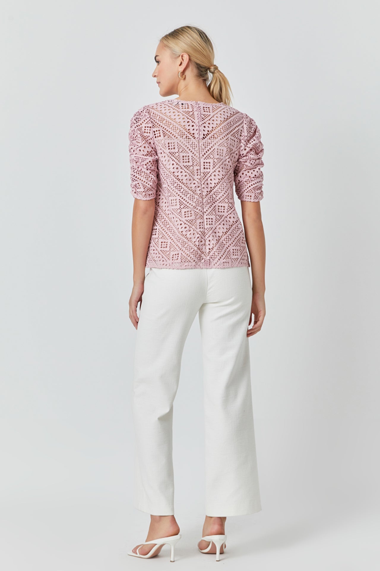 ENDLESS ROSE - Embroidered Lace Top - TOPS available at Objectrare