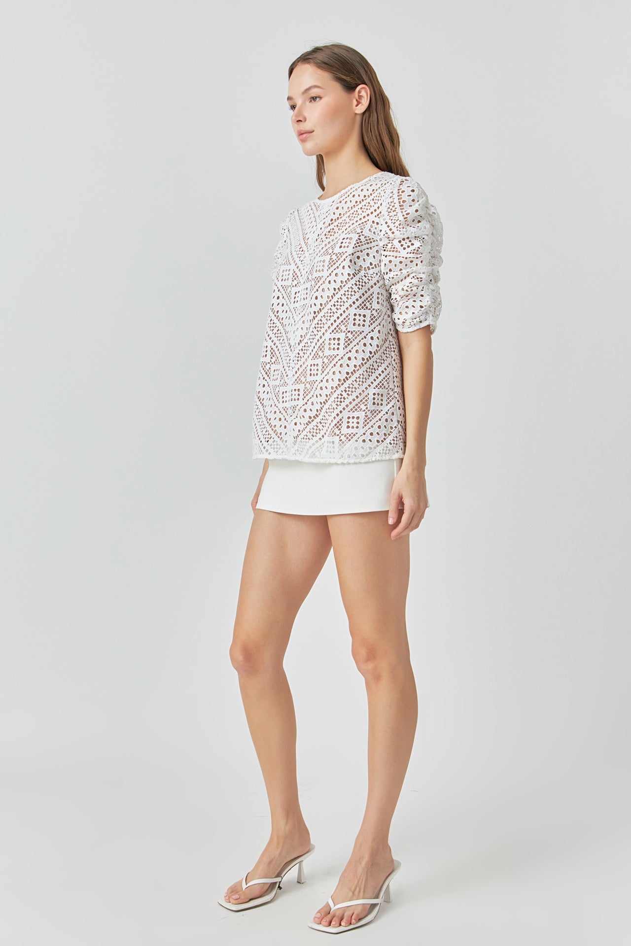 ENDLESS ROSE - Embroidered Lace Top - TOPS available at Objectrare