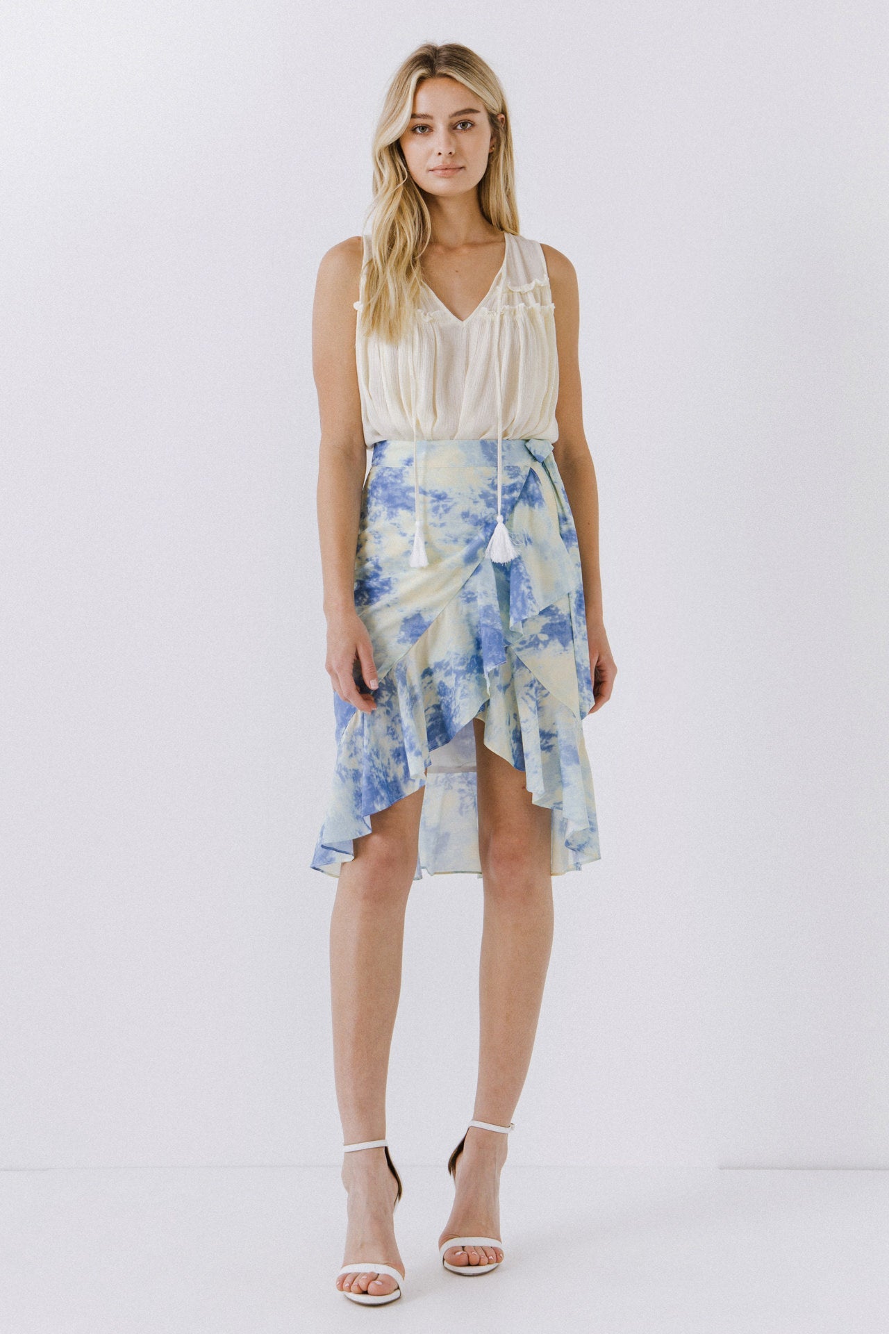 FREE THE ROSES - Free The Roses - Tie Dye Wrap Skirt - SKIRTS available at Objectrare