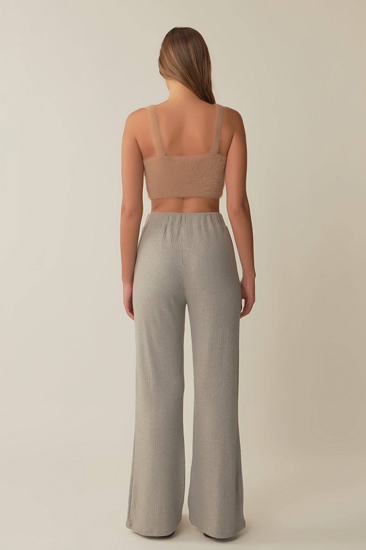 GREY LAB - Feather Plush Bralette Top - TOPS available at Objectrare