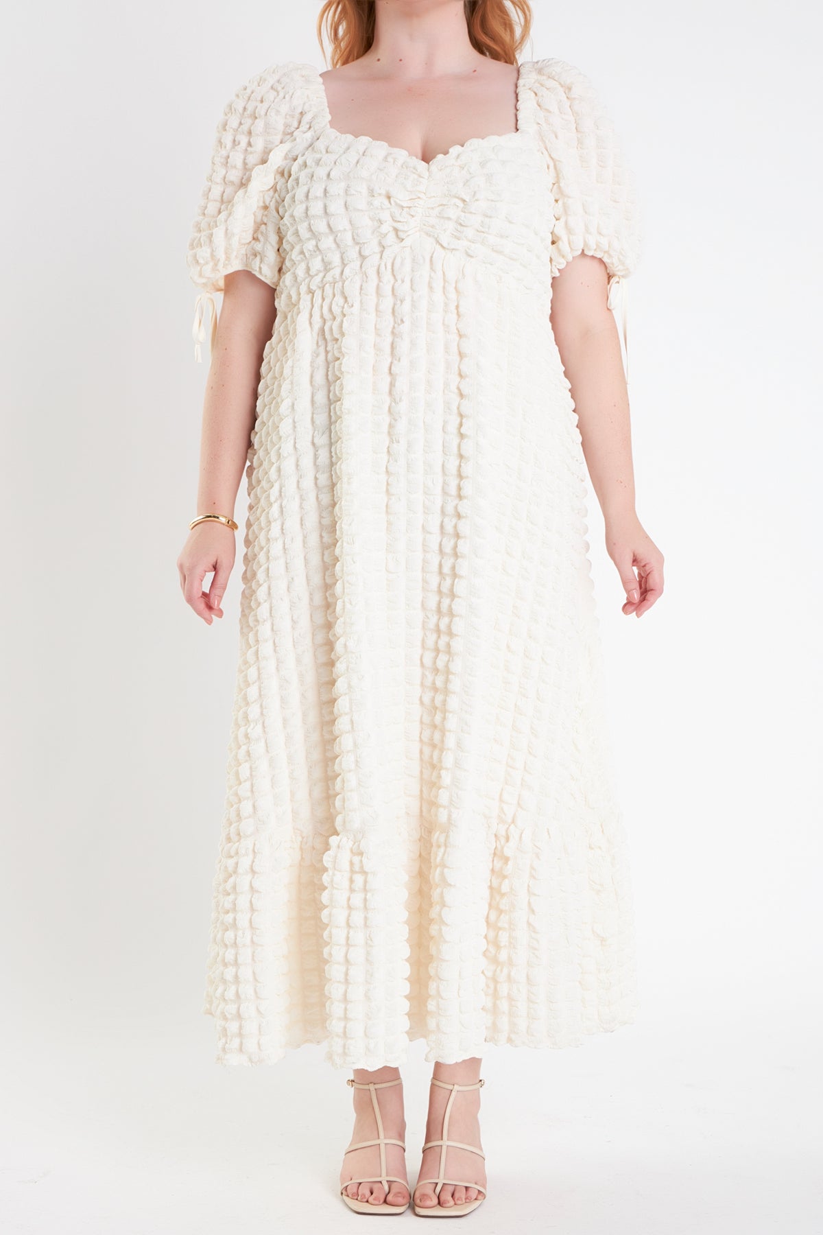 ENDLESS ROSE - Textured Maxi Dress - DRESSES available at Objectrare