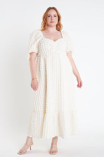 ENDLESS ROSE - Textured Maxi Dress - DRESSES available at Objectrare