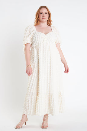 ENDLESS ROSE - Textured Maxi Dress - DRESSES available at Objectrare