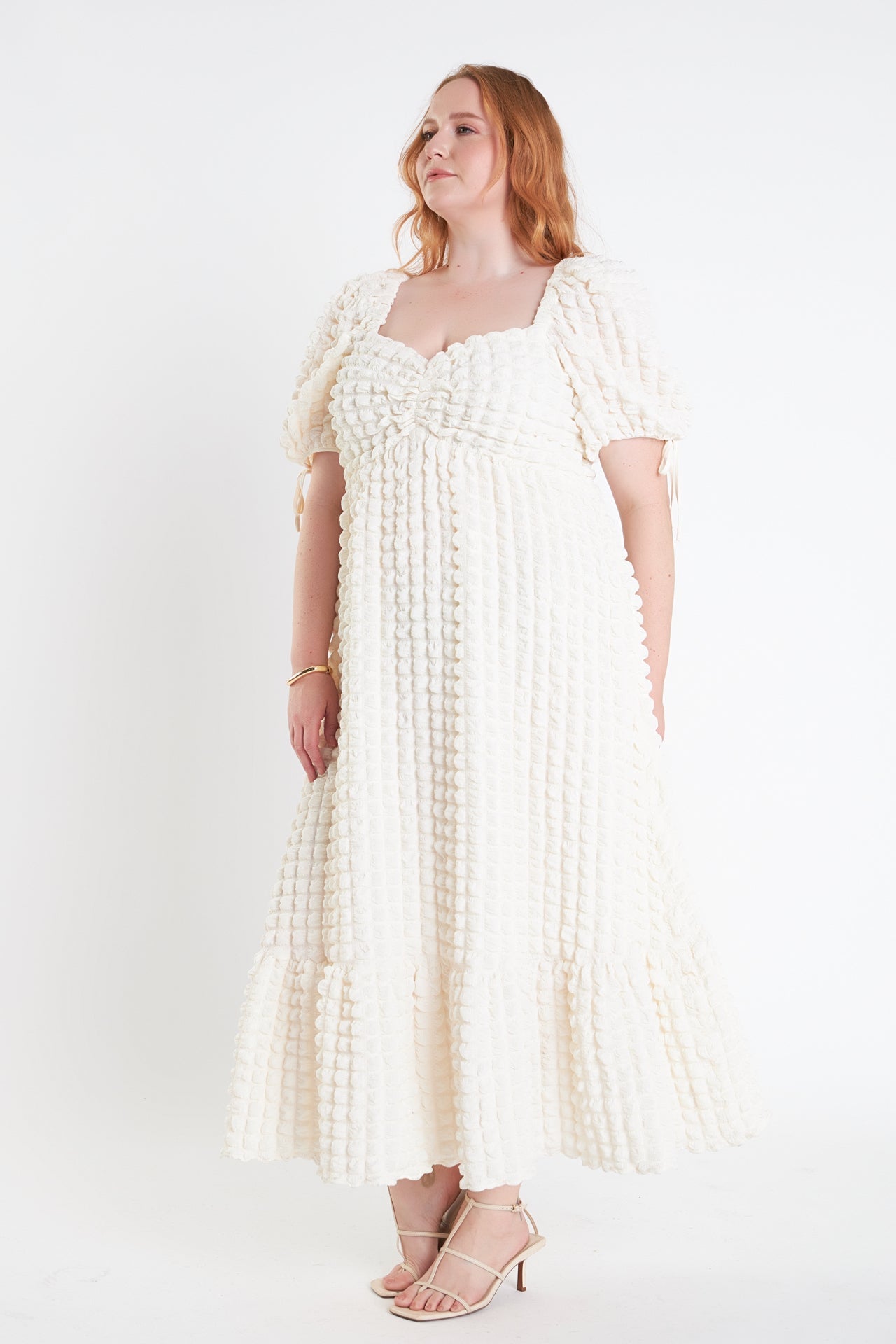 ENDLESS ROSE - Textured Maxi Dress - DRESSES available at Objectrare
