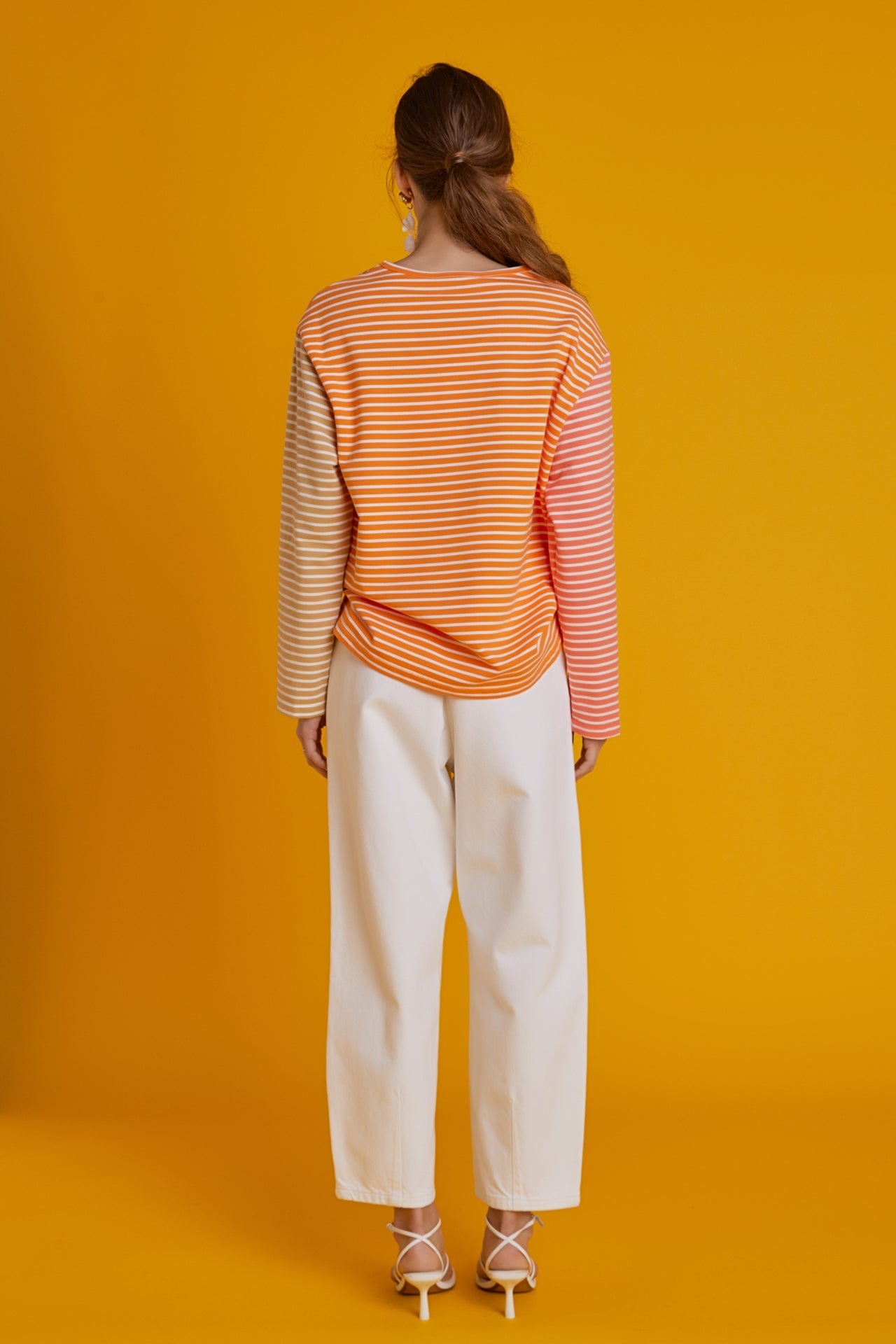 ENGLISH FACTORY - Striped Long Sleeve Shirt - TOPS available at Objectrare