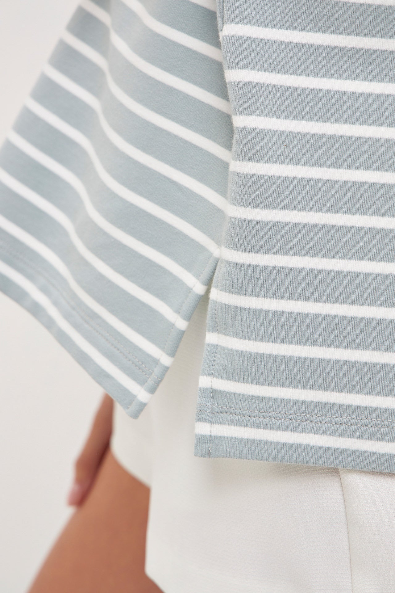 ENGLISH FACTORY - Striped Long Sleeve Shirt - TOPS available at Objectrare