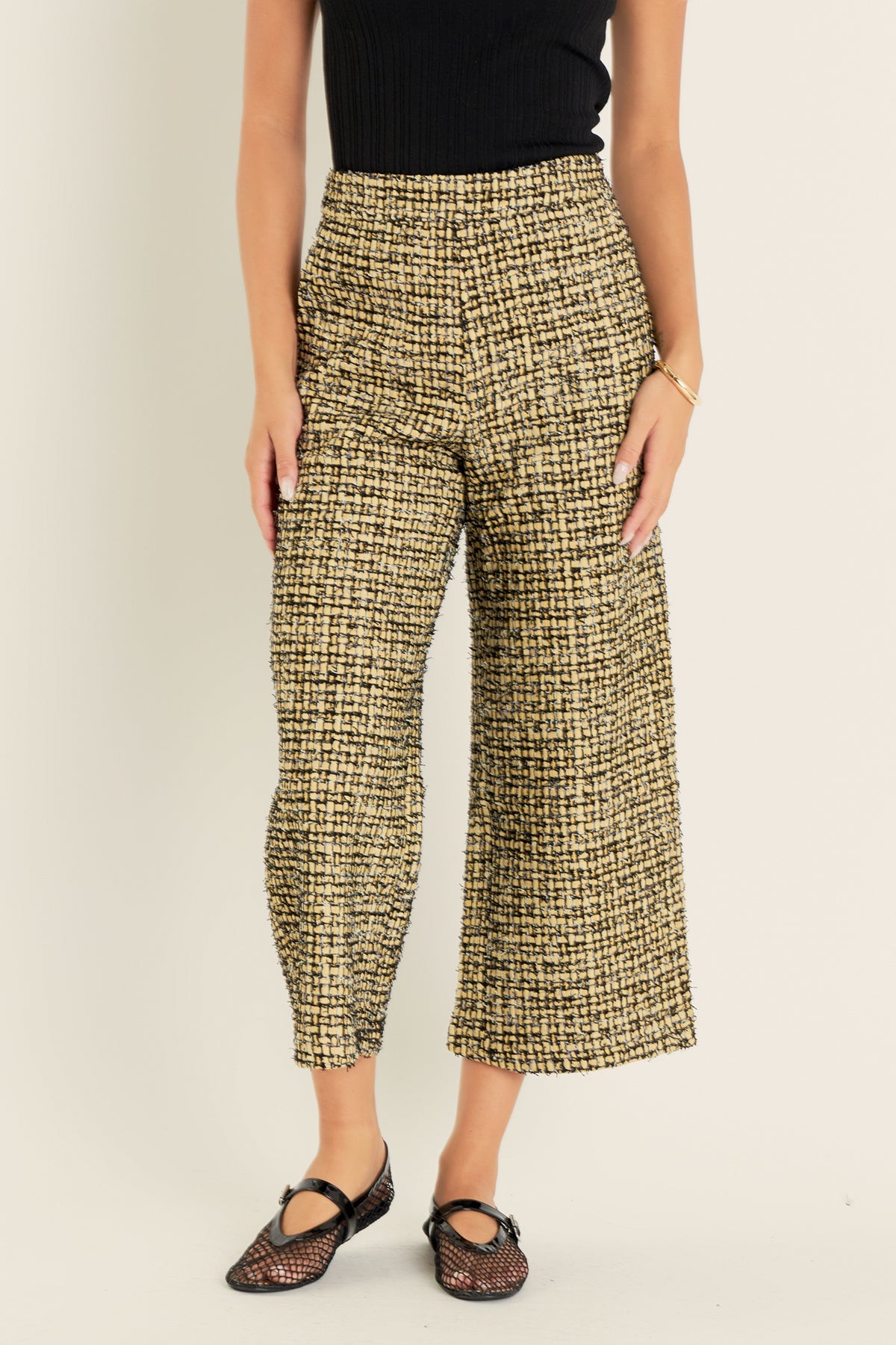 ENGLISH FACTORY - Premium Tweed Culottes - PANTS available at Objectrare