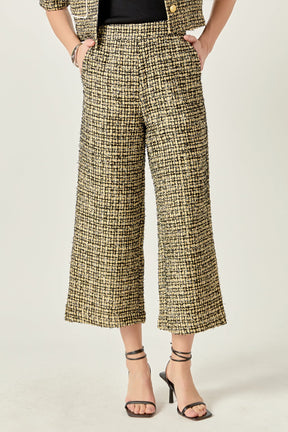 ENGLISH FACTORY - Premium Tweed Culottes - PANTS available at Objectrare