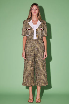 ENGLISH FACTORY - English Factory - Premium Tweed Culottes - PANTS available at Objectrare