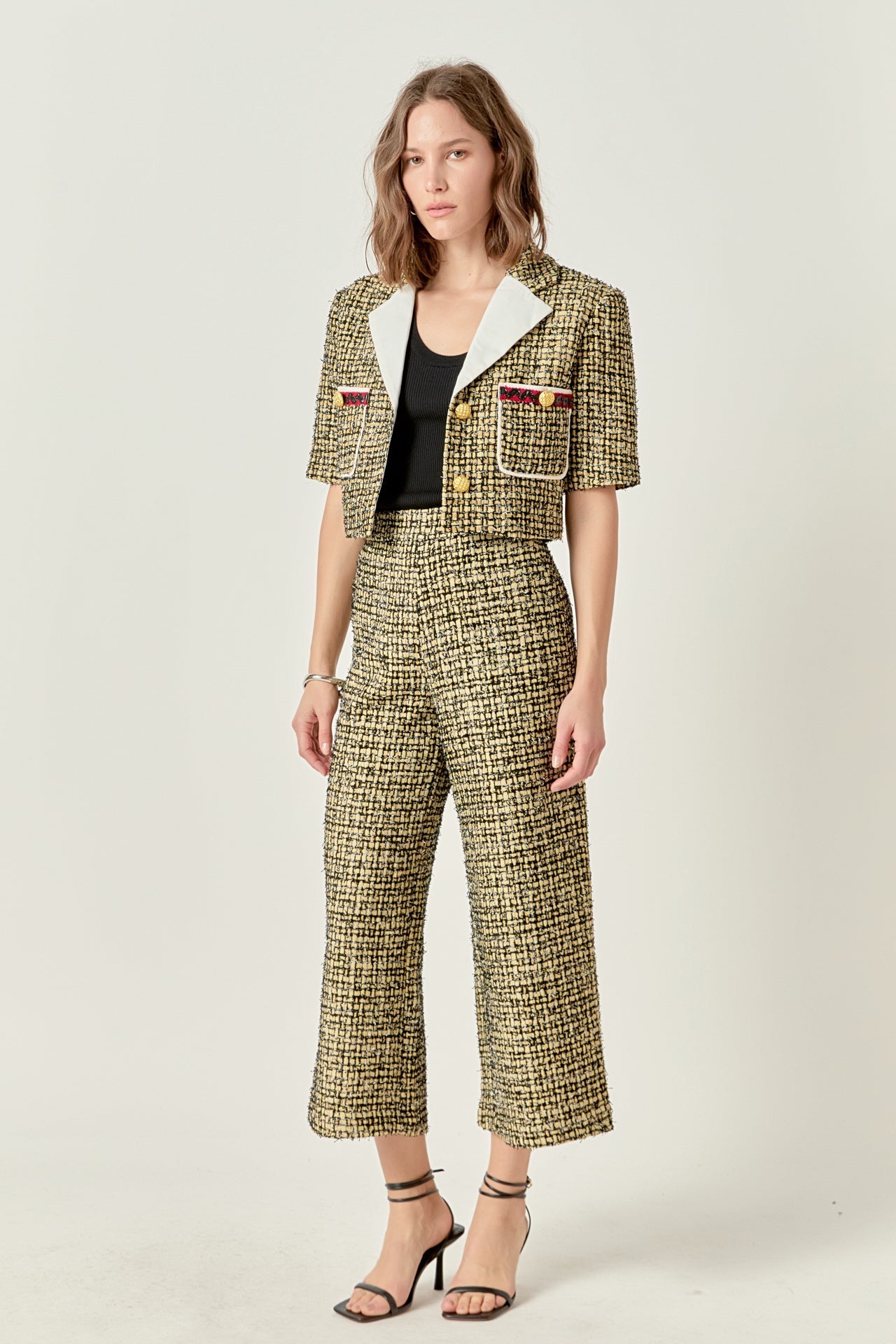ENGLISH FACTORY - Premium Tweed Culottes - PANTS available at Objectrare