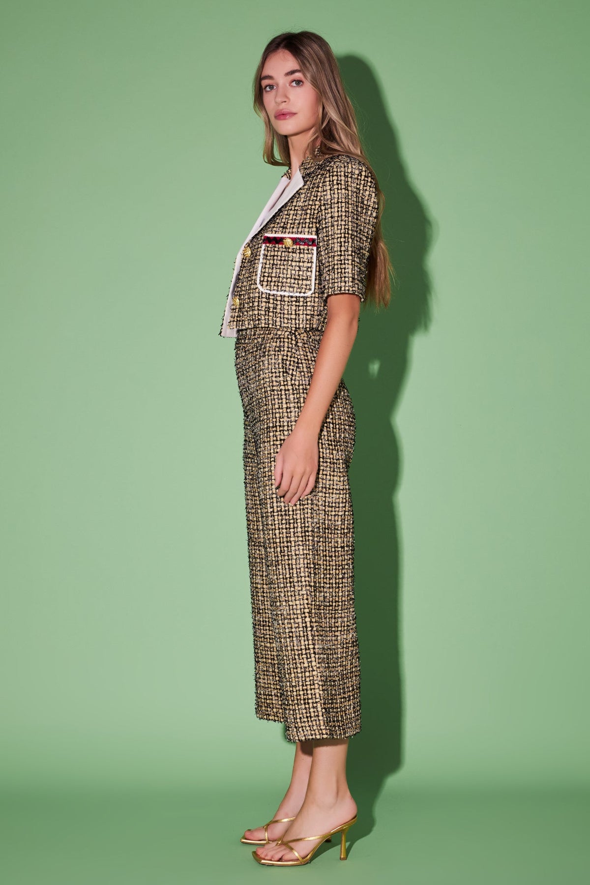 ENGLISH FACTORY - English Factory - Premium Tweed Culottes - PANTS available at Objectrare