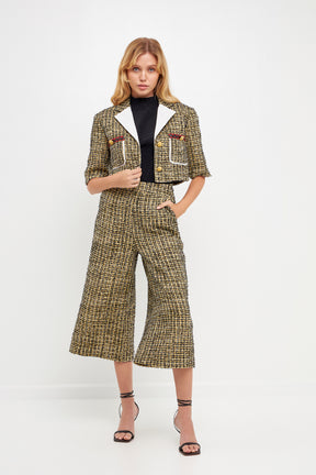 ENGLISH FACTORY - Premium Tweed Culottes - PANTS available at Objectrare