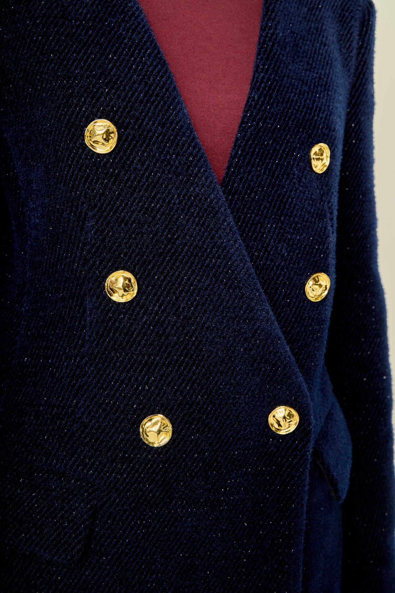 ENGLISH FACTORY - Structured Lapeless Textured Jacket - JACKETS available at Objectrare