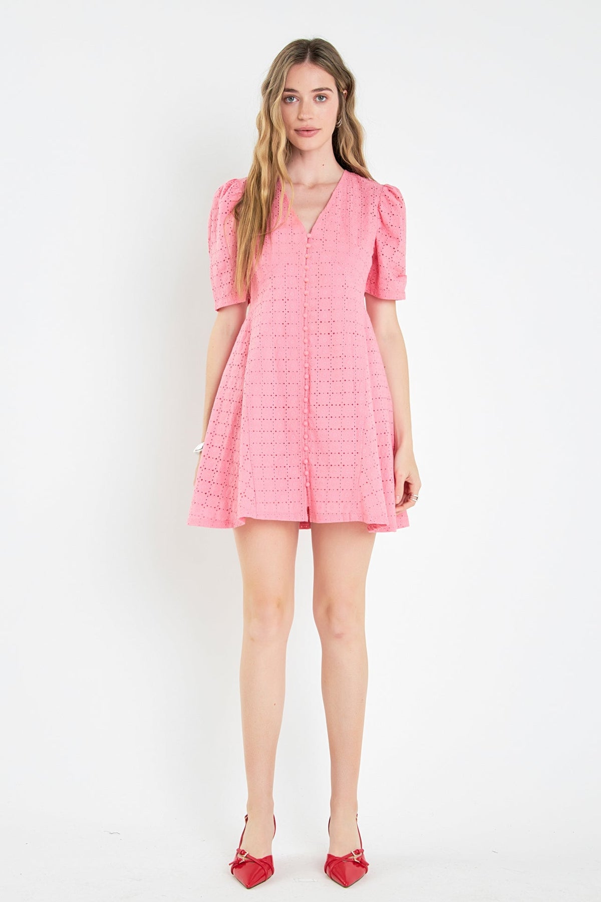 Broderie Lace Dress