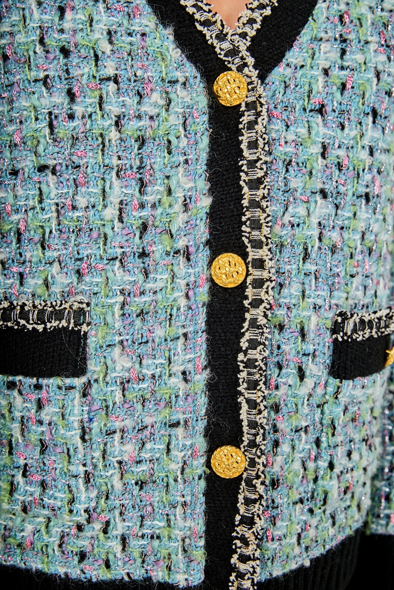 ENDLESS ROSE - Premium Boucle Cardigan - SWEATERS & KNITS available at Objectrare