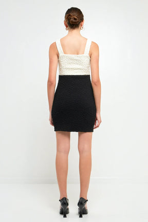 ENDLESS ROSE - Color Block Mini Dress - DRESSES available at Objectrare