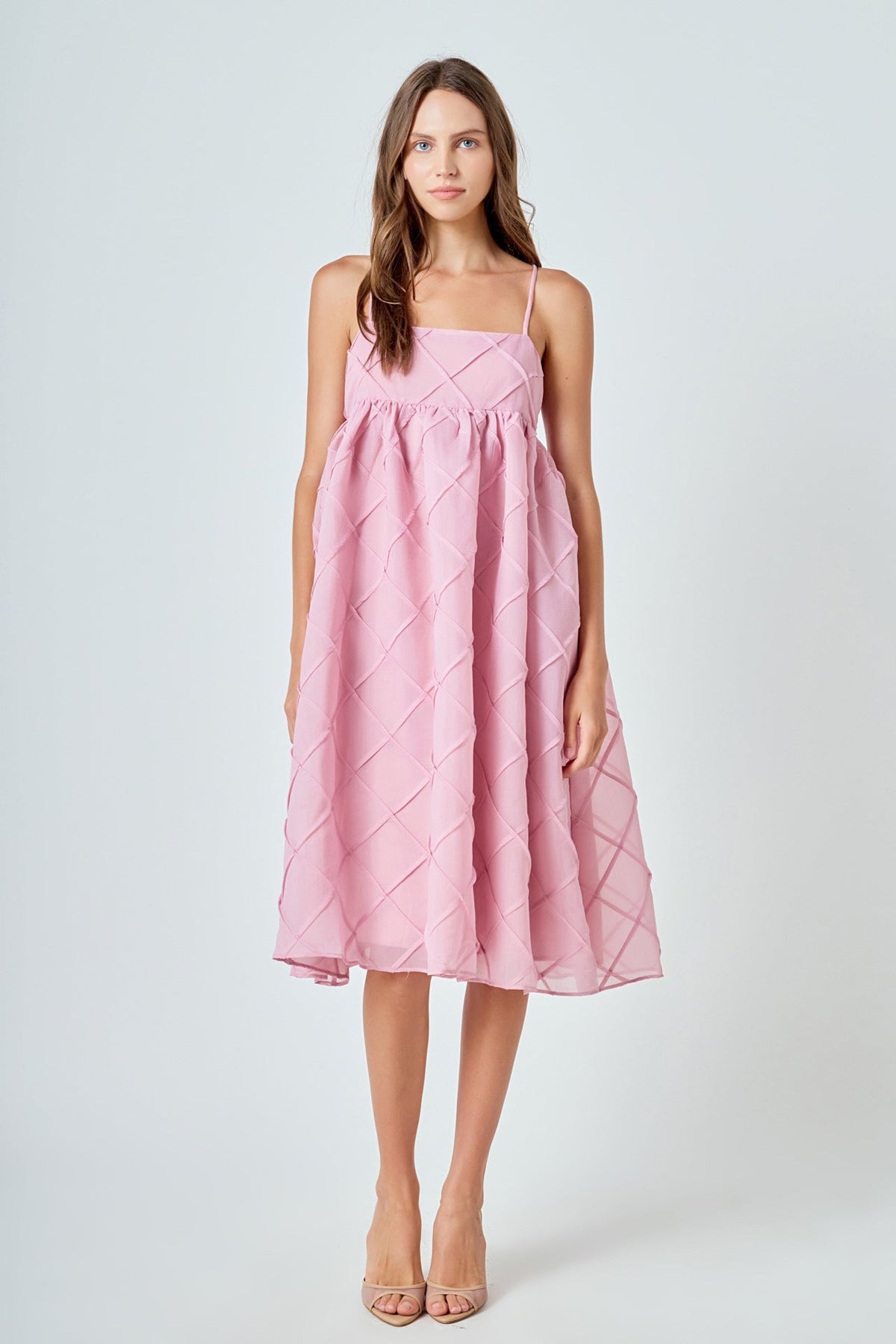 ENDLESS ROSE - Organza Midi Dress - DRESSES available at Objectrare