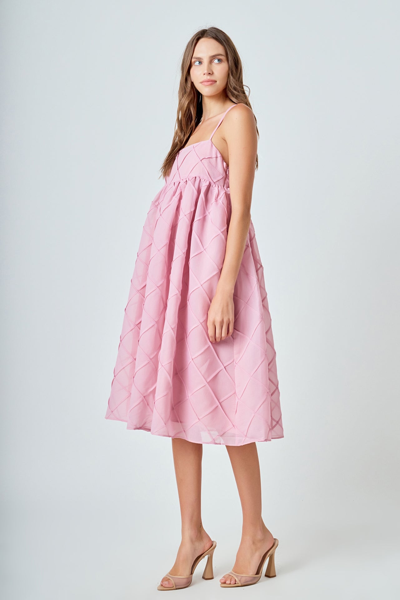 ENDLESS ROSE - Organza Midi Dress - DRESSES available at Objectrare