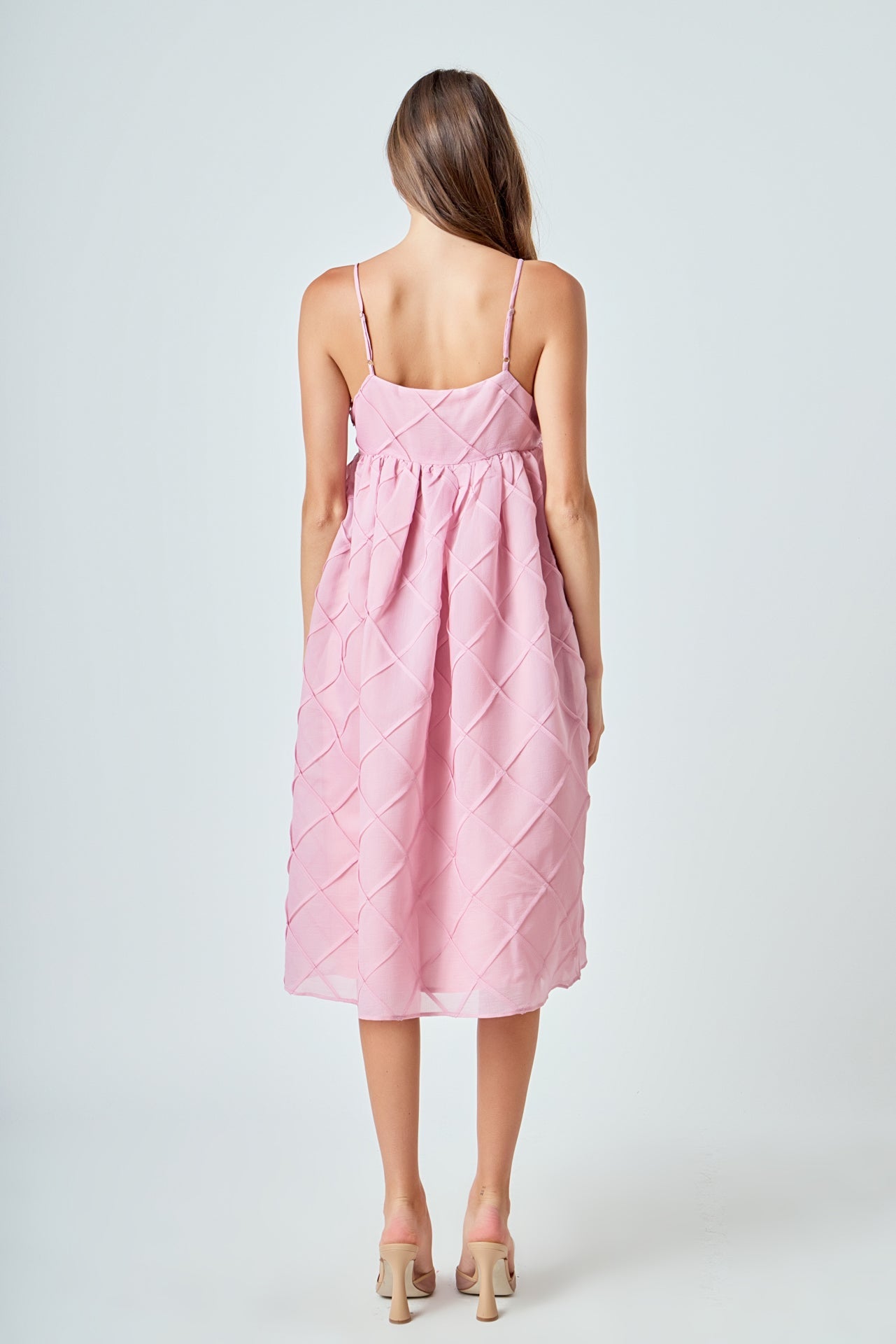 ENDLESS ROSE - Organza Midi Dress - DRESSES available at Objectrare