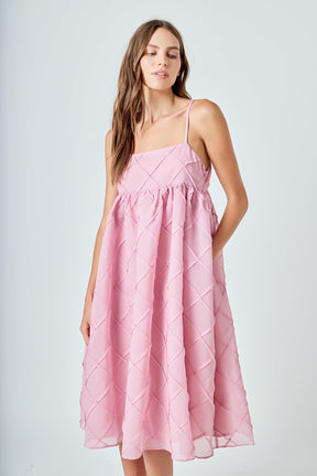 ENDLESS ROSE - Organza Midi Dress - DRESSES available at Objectrare