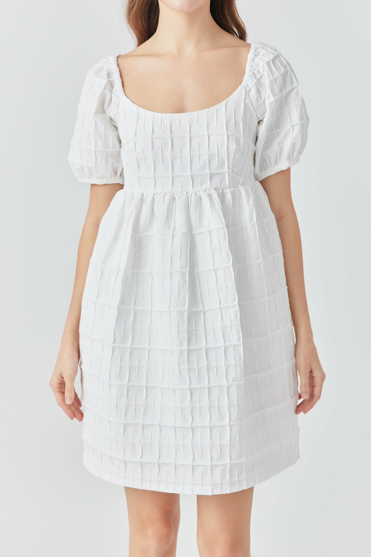 ENDLESS ROSE - Textured Mini Dress - DRESSES available at Objectrare
