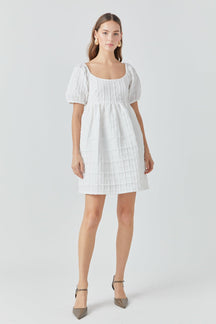 ENDLESS ROSE - Textured Mini Dress - DRESSES available at Objectrare