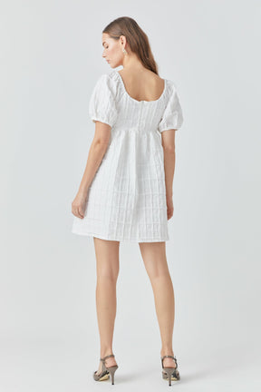 ENDLESS ROSE - Textured Mini Dress - DRESSES available at Objectrare