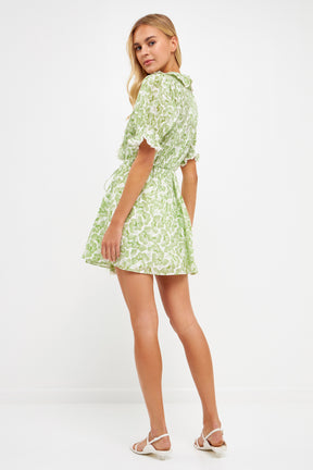 ENGLISH FACTORY - Ruffle Pintuck Dress - DRESSES available at Objectrare