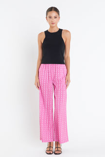 ENGLISH FACTORY - Printed Long Pants - PANTS available at Objectrare