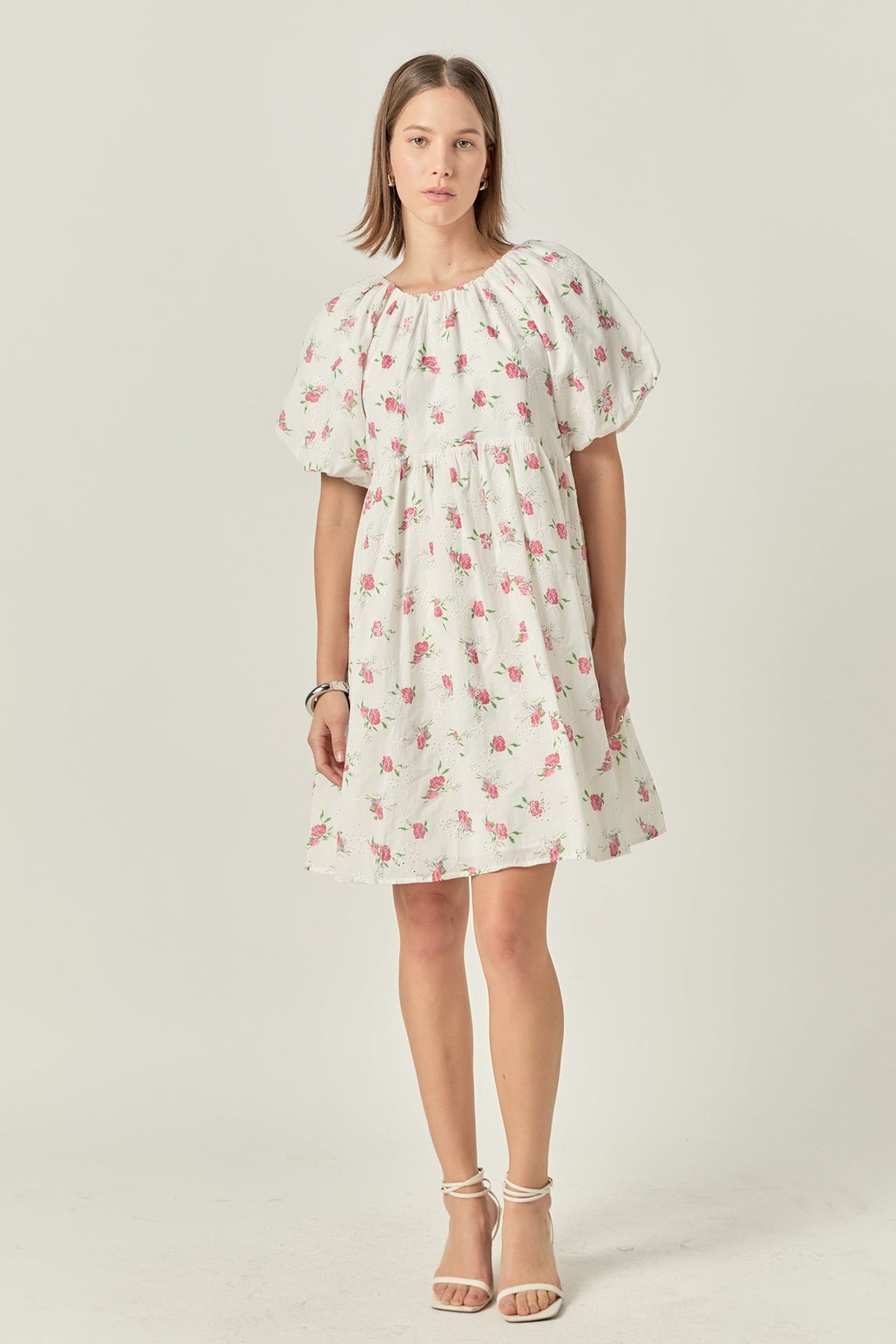 ENGLISH FACTORY - Floral Cotton Embroidered Dress - DRESSES available at Objectrare