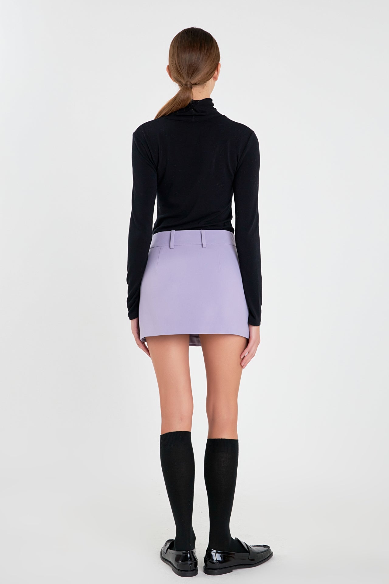 ENGLISH FACTORY - Low Rise Mini Skirt - SKIRTS available at Objectrare