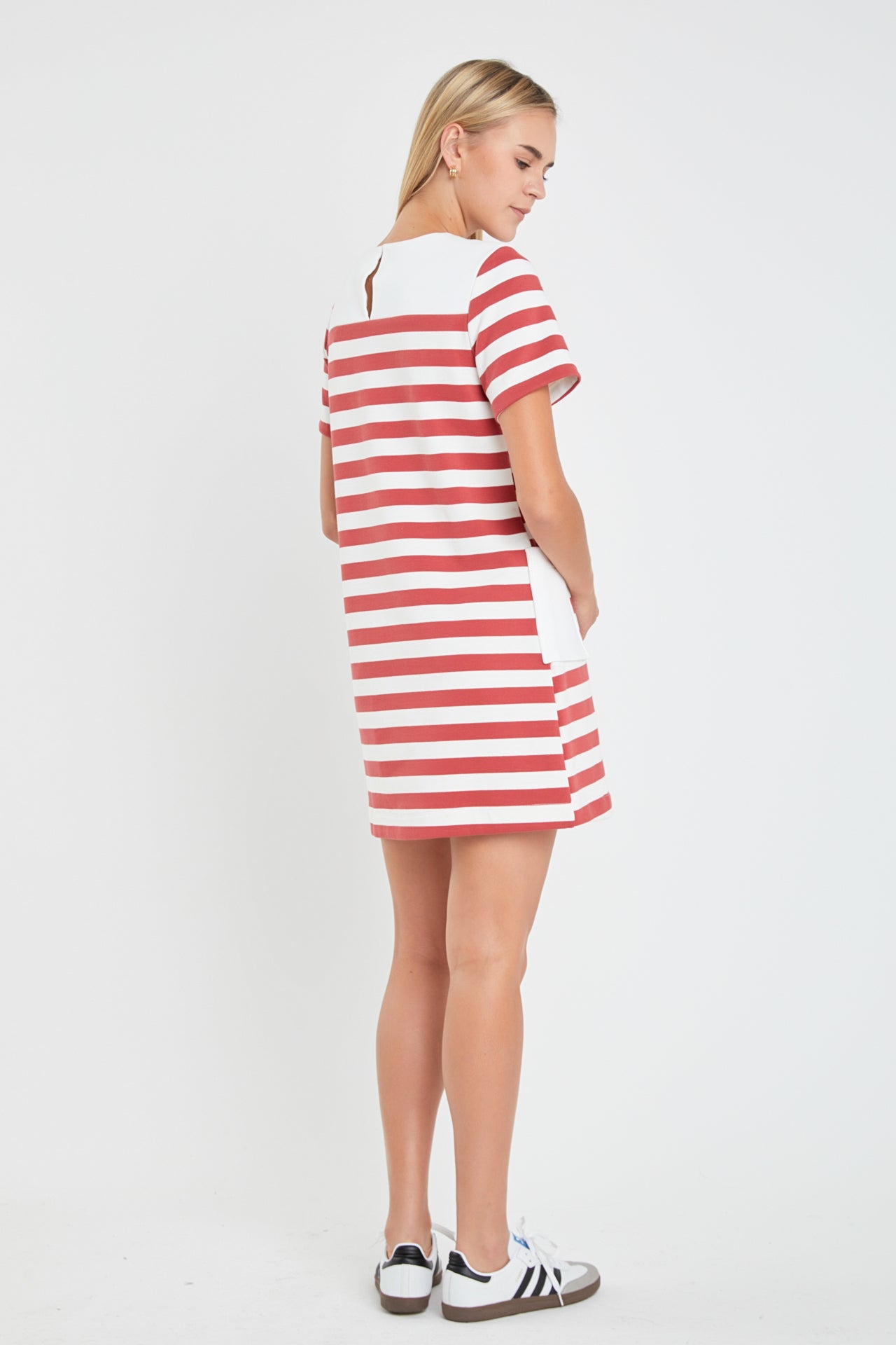 ENGLISH FACTORY - Striped Dress with Patch Pockets - DRESSES available at Objectrare