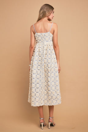 ENGLISH FACTORY - Ribbon Embroidery Puff Dress - DRESSES available at Objectrare