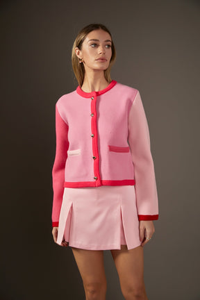 ENGLISH FACTORY - Satin Single Pleat Skort - SKORTS available at Objectrare