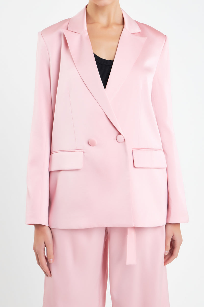 ENGLISH FACTORY - Drapey Blazer - BLAZERS available at Objectrare