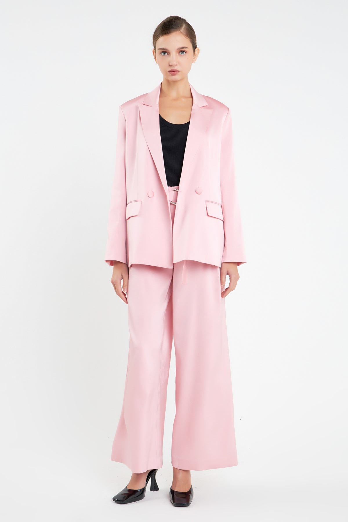 ENGLISH FACTORY - Drapey Blazer - BLAZERS available at Objectrare