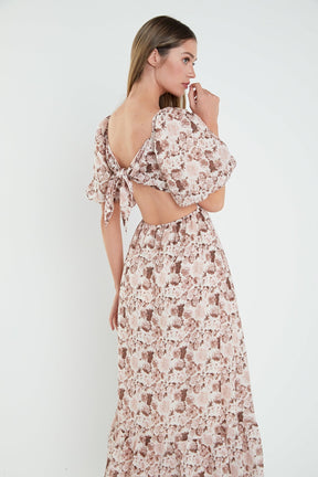 ENGLISH FACTORY - English Factory - Linen Floral Maxi Dress - DRESSES available at Objectrare