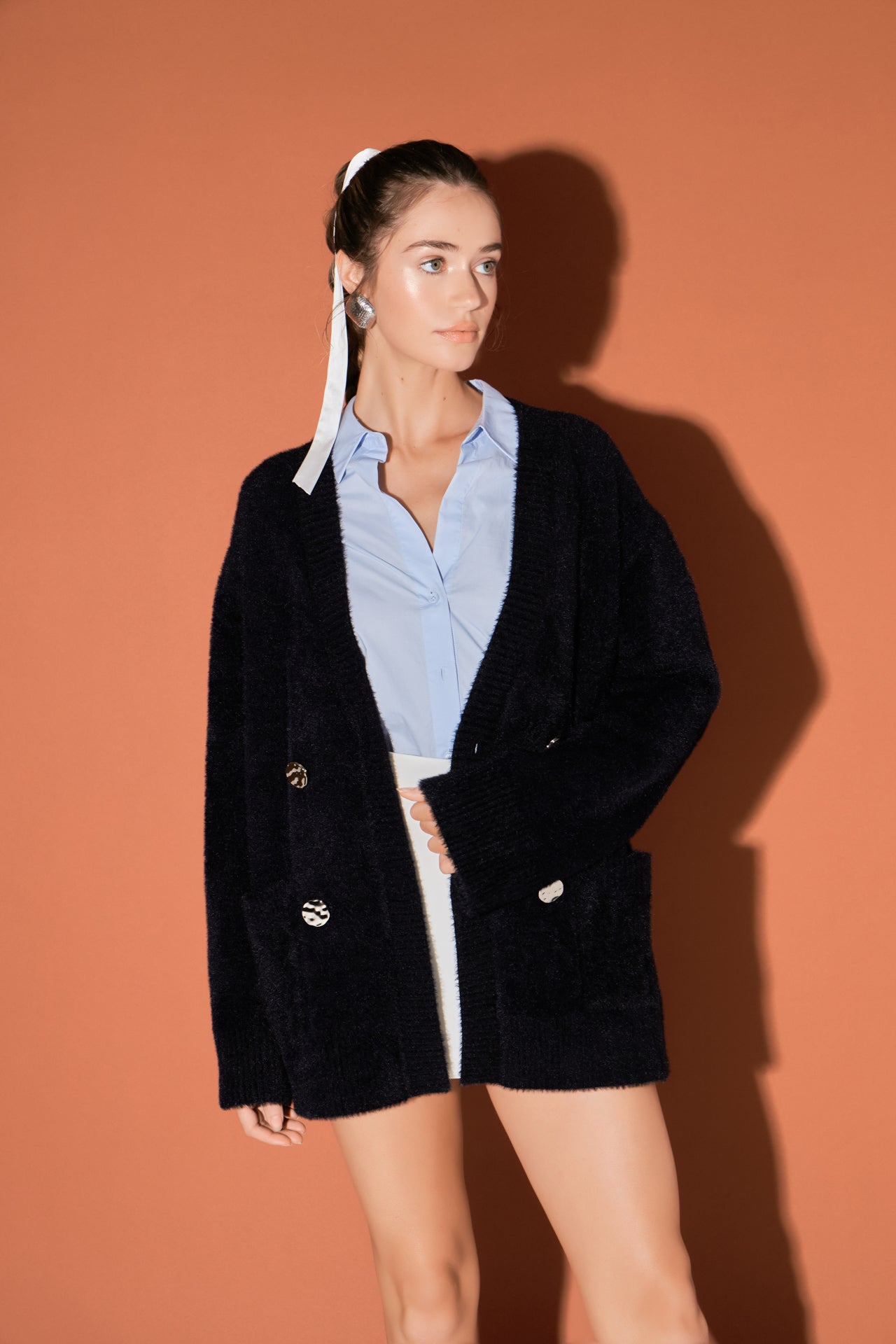 ENGLISH FACTORY - English Factory - Knit Blazer Cardigan - CARDIGANS available at Objectrare