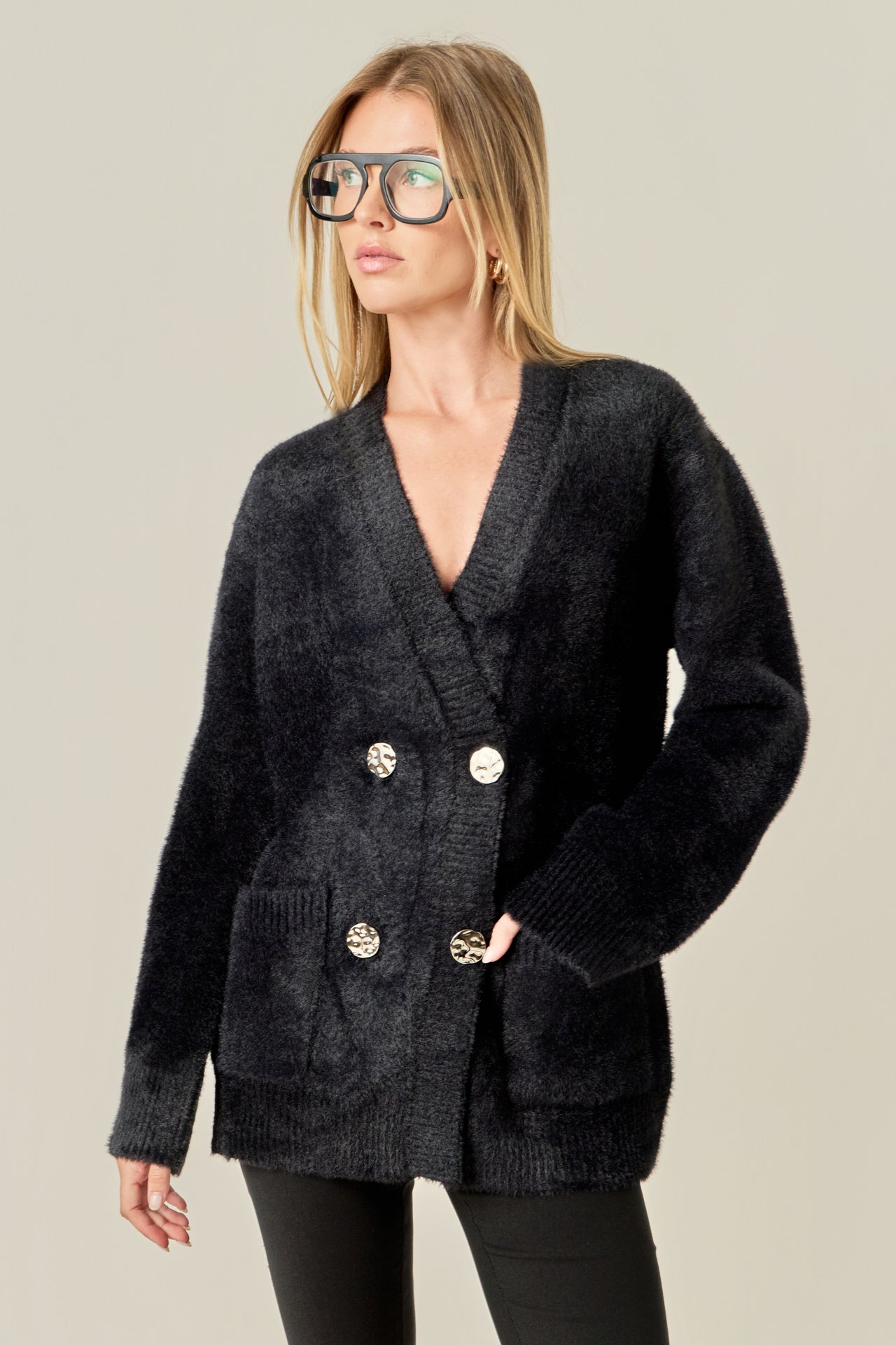 ENGLISH FACTORY - Knit Blazer Cardigan - SWEATERS & KNITS available at Objectrare